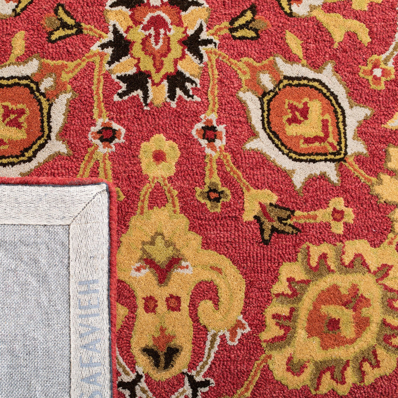 Kuhlman Hand Tufted Wool Oriental Rug, Rectangle 3' x 5'