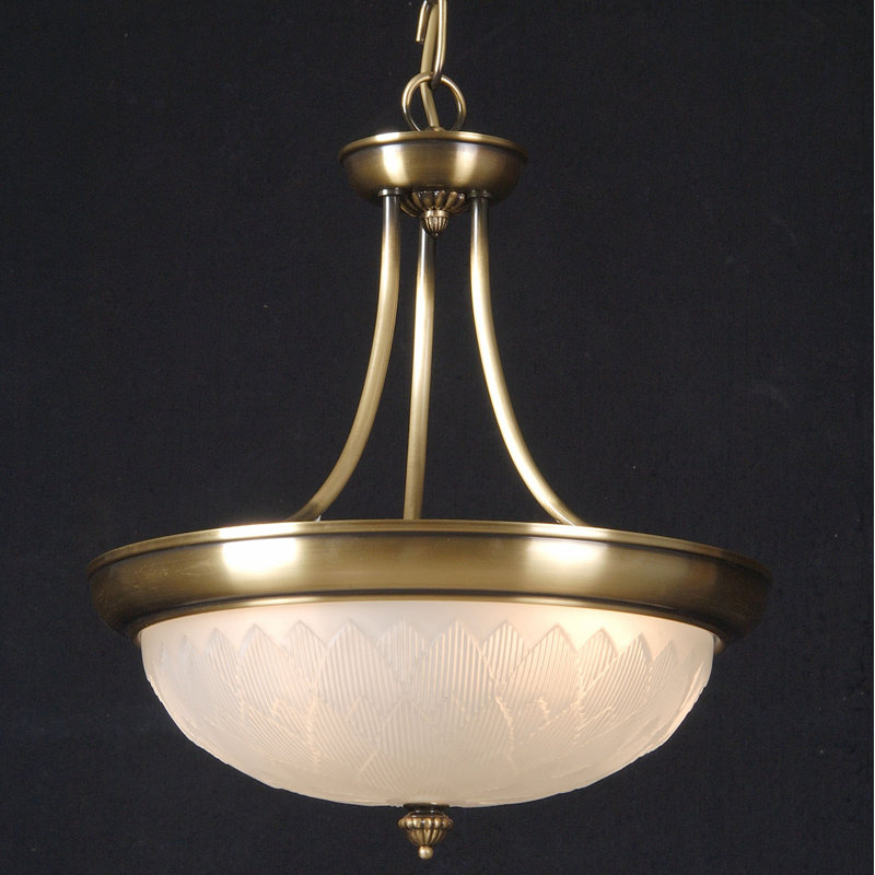 Ansonville 2 - Light Autumn Leaves Bowl Pendant