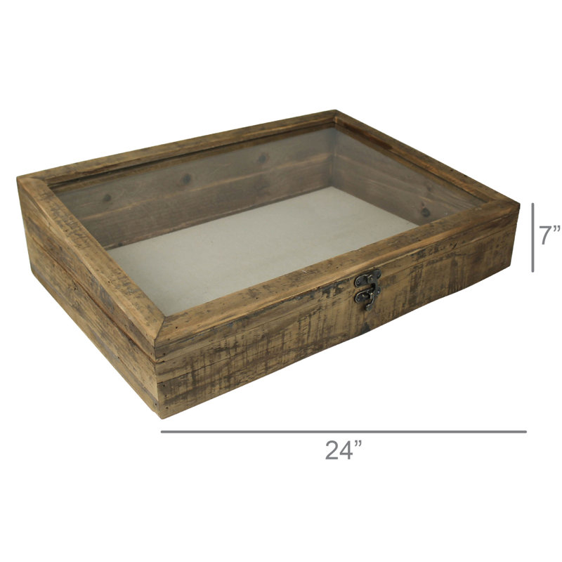 Présentoirs, boîte à bijoux en bois - ensemble de 2