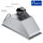 Awoco 35.4 " W Stainless Steel 600 CFM Ducted (Vented) Insert Range Hood with Baffle Filter