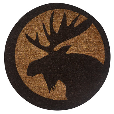 Kennebec Moose Doormat 24" x 24"