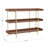 Martha Stewart Emmett Storage Display Bookcase with Vertical Steel Support Posts-89798271