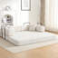 Boneless 79" Corduroy Pull-Out Compression Sofa Bed Loveseat for Small Spaces-599369110