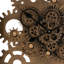 Horloge murale Gears