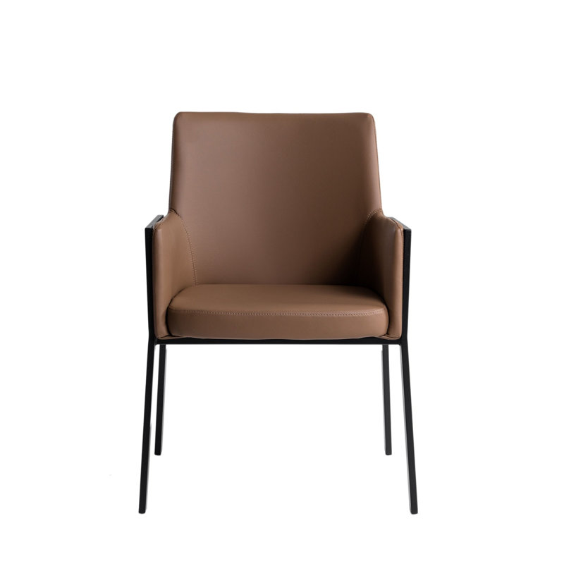 Fauteuil en métal brun Kaiyro