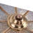 Kuiken Flush Mount Copper Lass Ceiling Light