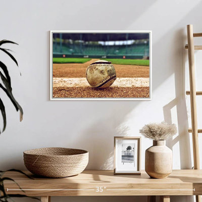 Baseball In Stadium