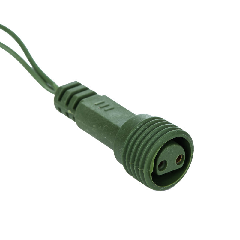 LED Christmas Cluster Green Wire Light Set, Multicolor