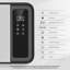 30L Camping Fridge Freezer with Lighting, Car Compressor Refrigerator -20℃ for Driving Picnic  