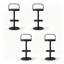 Chaise d'appoint noire Wishbone (ensemble de 4)-908012338-908012339-908012342
