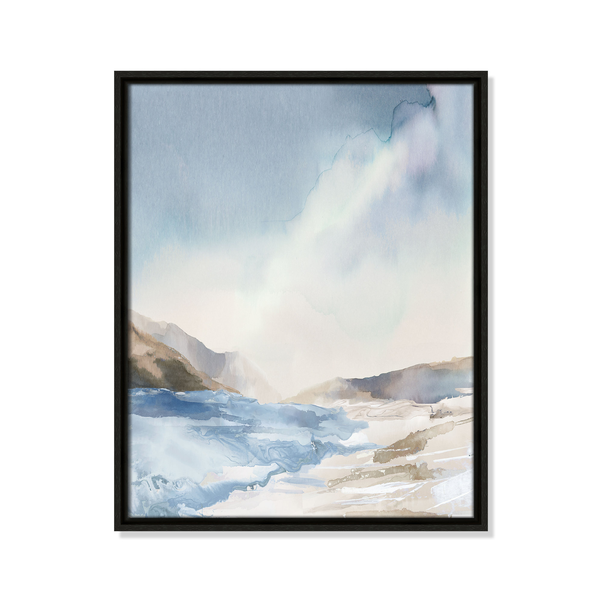 Mystic Shores Print by Mystic Shores, 21.5" H x 17.5" W, Espresso