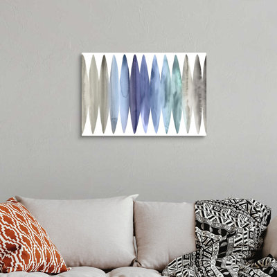 Reproduction d’art sur toile, "Watercolor Surfplanches 2 soft" par David Moore