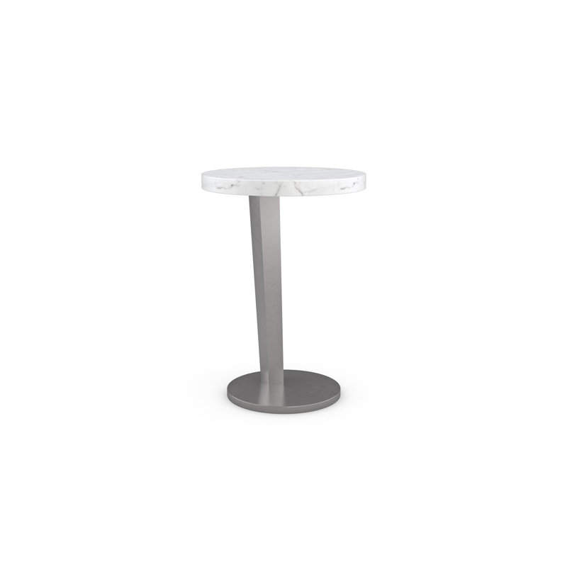 La Moda Marble Top End Table
