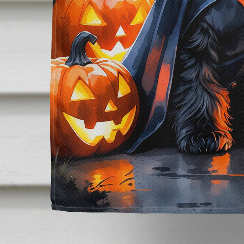 Drapeau de chiot Halloween House, Terrier écossais