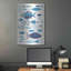 Beachcrest Home ™ «Go With the Flow II» par Courtney Prahl, art mural en métal-2003077818