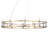 6 - Light Steel Dimmable Drum Chandelier-1440043477