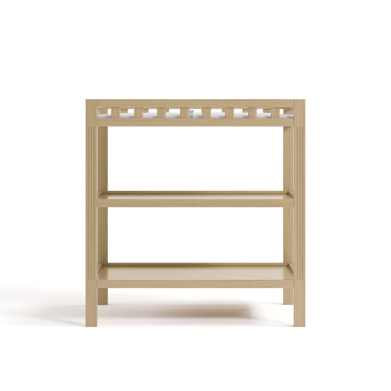 Table à langer avec coussin Morningside, Bois flotté