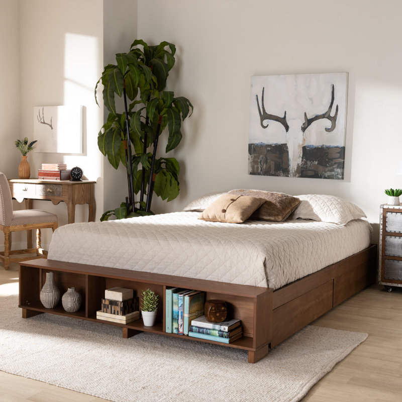 Lauraine Platform Bed - Stylish Storage Solution