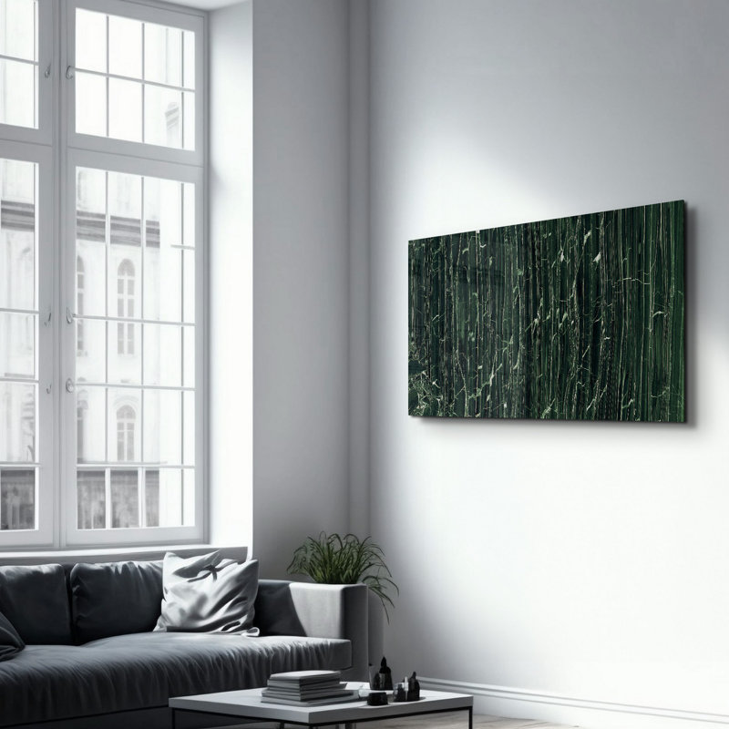 Peinture décorative en verre trempé