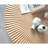 Aburto 2-Piece Modern Farmhouse Living Room Coffee Table Set, Nesting Table Round