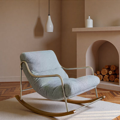 Chaise berçante simple.