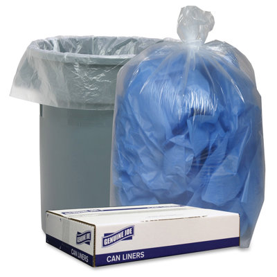 Plastic Trash Bags - 100 Count