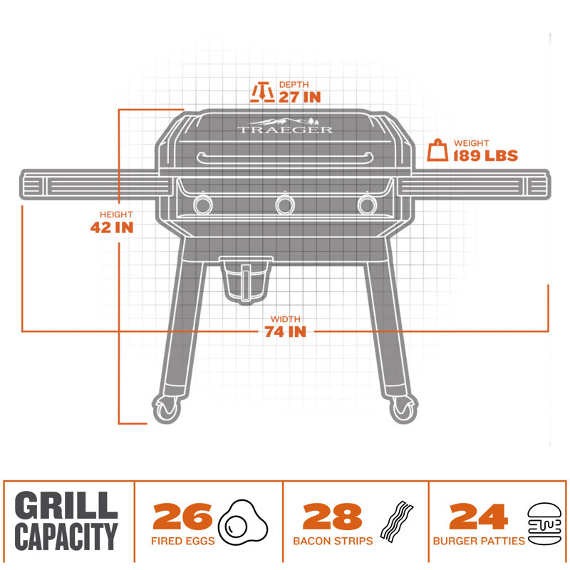 Traeger Flatrock 3 Zone Griddle