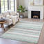 Machine Washable Indoor/Outdoor Xhevrie Teal Rug-112171260