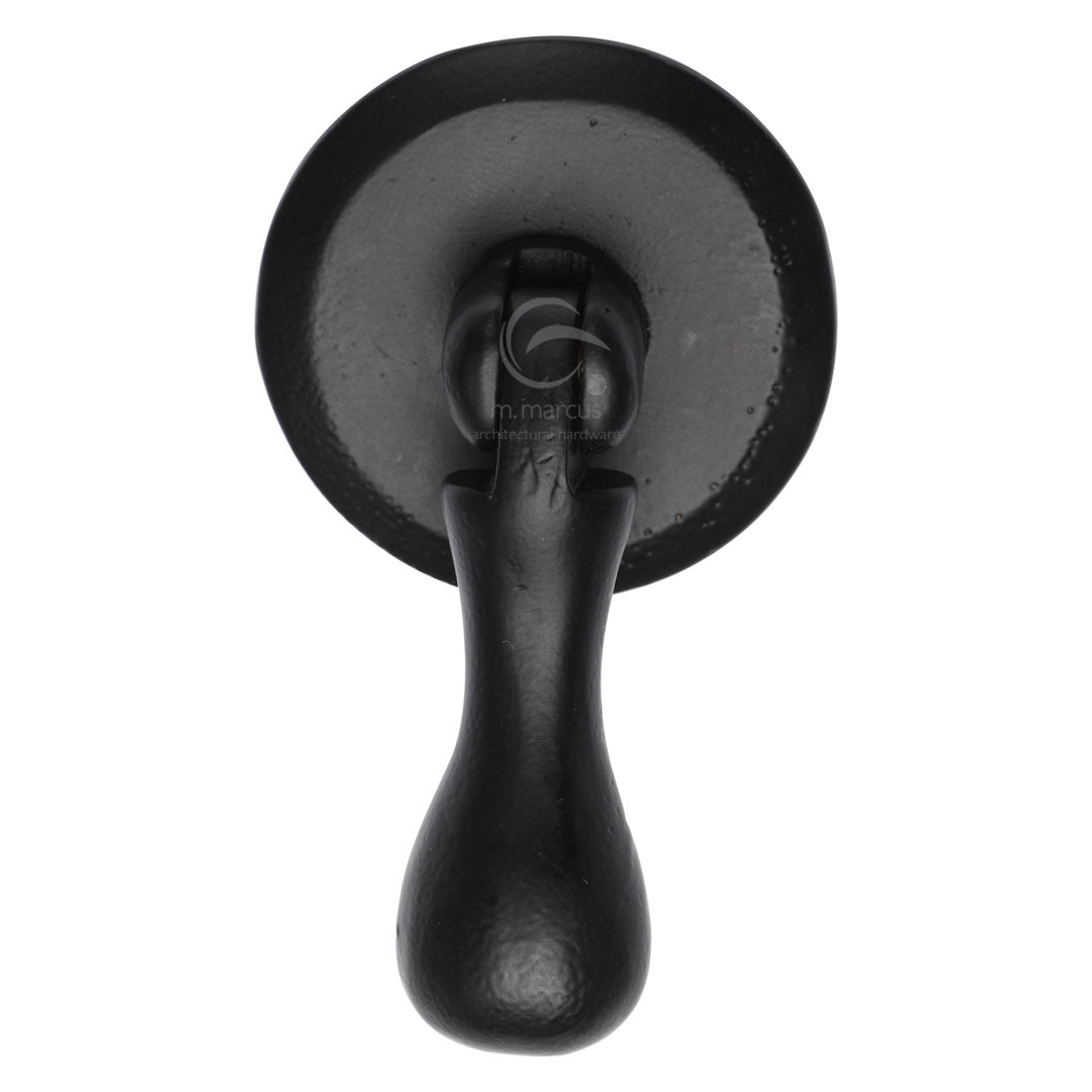 Heritage Brass Cabinet Drop Pull On Round Plate