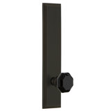 Grandeur Carré Tall Plate Privacy with Lyon Door Knob