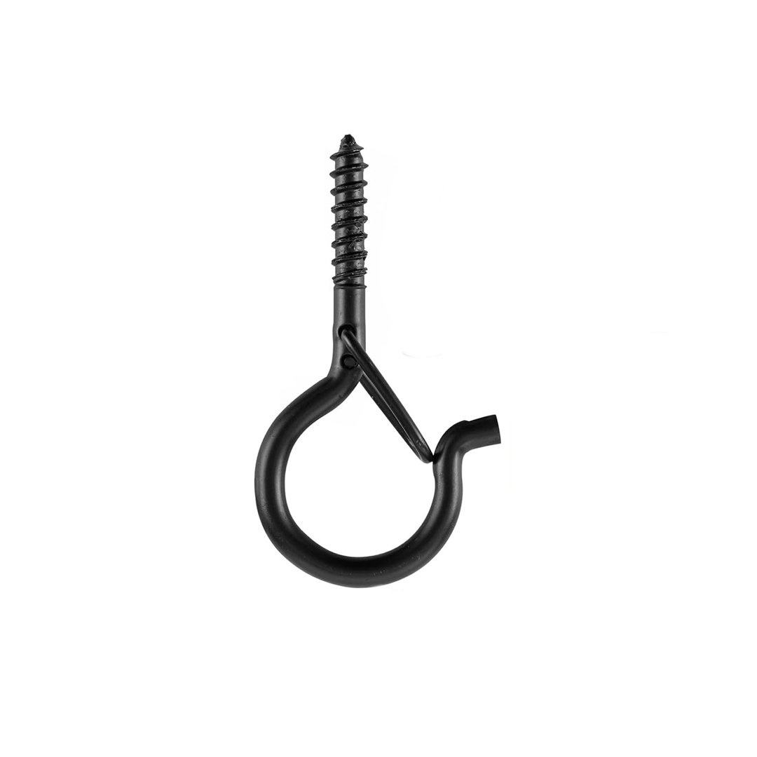 30 Pack Q-Hanger Hooks,5.59 X 2.54CM,Black