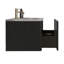 Meuble-lavabo flottant rayé brossé avec lavabo en céramique, meuble-lavabo pour salle de bain moderne, pré-assemblé-555432792-555432791