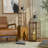 Wood and Metal Tabletop Lantern (Set of 2)-731521012