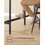 Table de bar, table de salle à manger étroite et longue pour la cuisine, structure en métal robuste, industrielle, 15,7 x 63 x 35,4 pouces