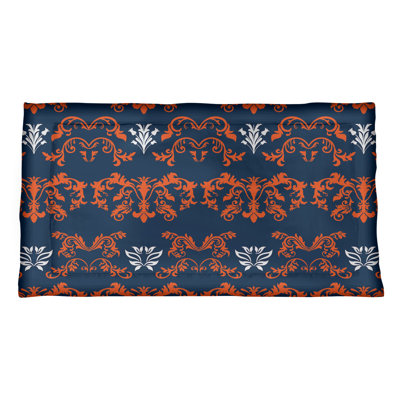 Football Baroque Pattern Pillow Sham