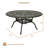 Outdoor Cast Aluminum Round Dining Table
