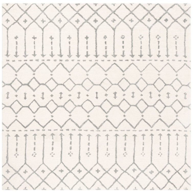 Griffiths Hand Tufted Wool Geometric Rug