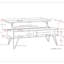 Table basse à plateau relevable