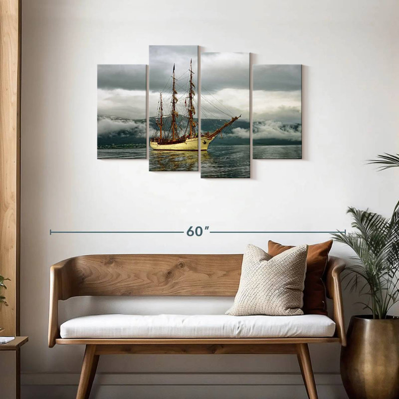 Mehar Norwegian Ship, 27" H x 43" W