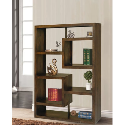 Quinton 175cm H x 120cm W Solid Wood Standard Bookcase