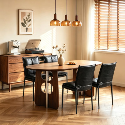 49 cm H Faux Leather Side Chair