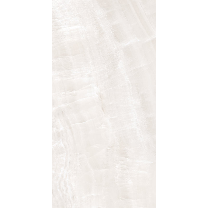 Carreau de porcelaine blanc poli 24 x 48 Onice Tivoli