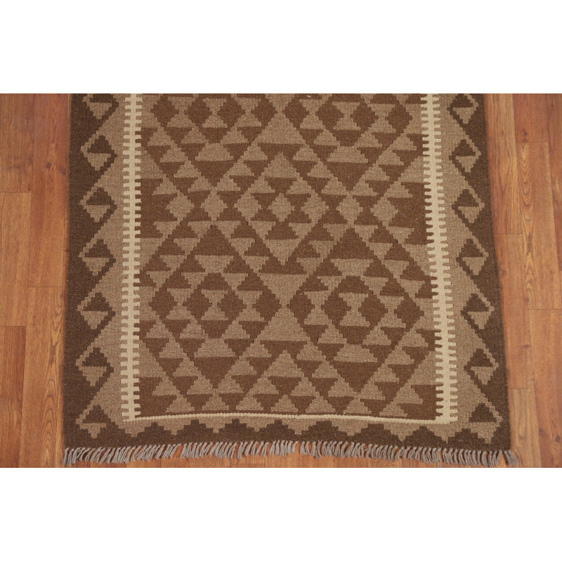 Tapis oriental géométrique Kilim 4 x 7