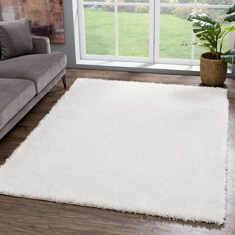 Tapis argenté tissé à la machine Mankan, Rectangle 5 pi 3 po x 7 pi 2 po