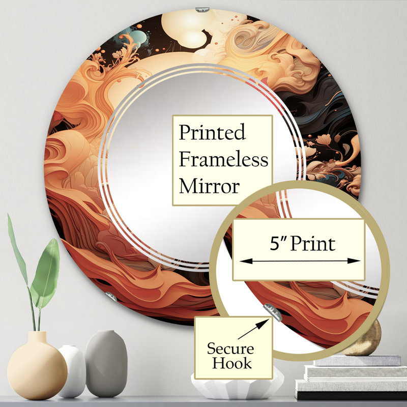 Miroir mural Lughland, 24 po x 24 po
