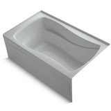 Mariposa 60" x 36" Alcove Soaking Acrylic Bathtub