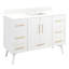 48" Novak Vanity with Rectangular Undermount Sink - Bright White-1427254467-1427254466