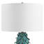 Lampe de table bleu sarcelle Uttermost Mina