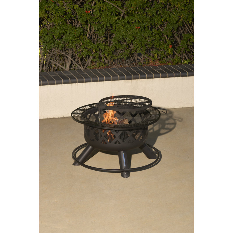 Round Steel Wood Burning Smokeless Fire Pit
