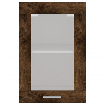 Kuper Hanging Glass Cabinet Lyon 40x31x60 cm Engineered Wood